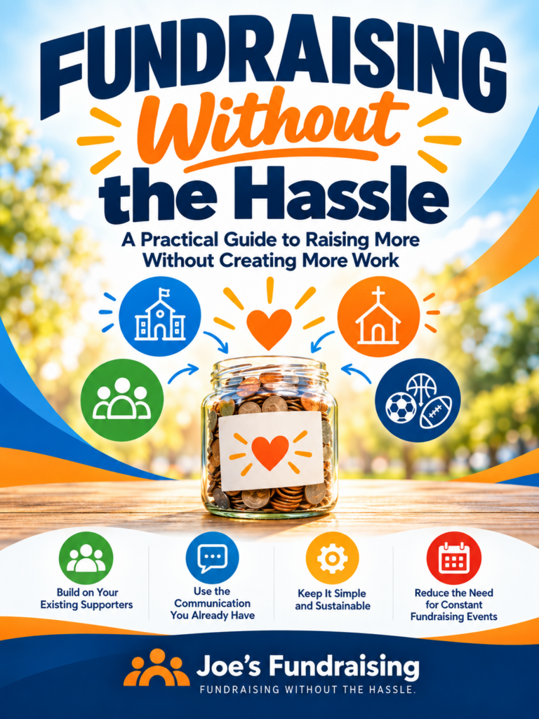 Fundraising Without the Hassle free PDF guide cover